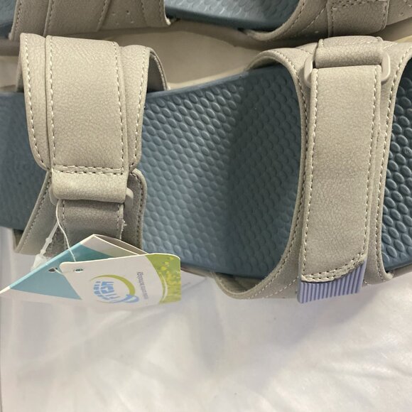 Baretraps Leella Gray Women's Sandals w/adjustable straps, Size 8M -New - Picture 5 of 5